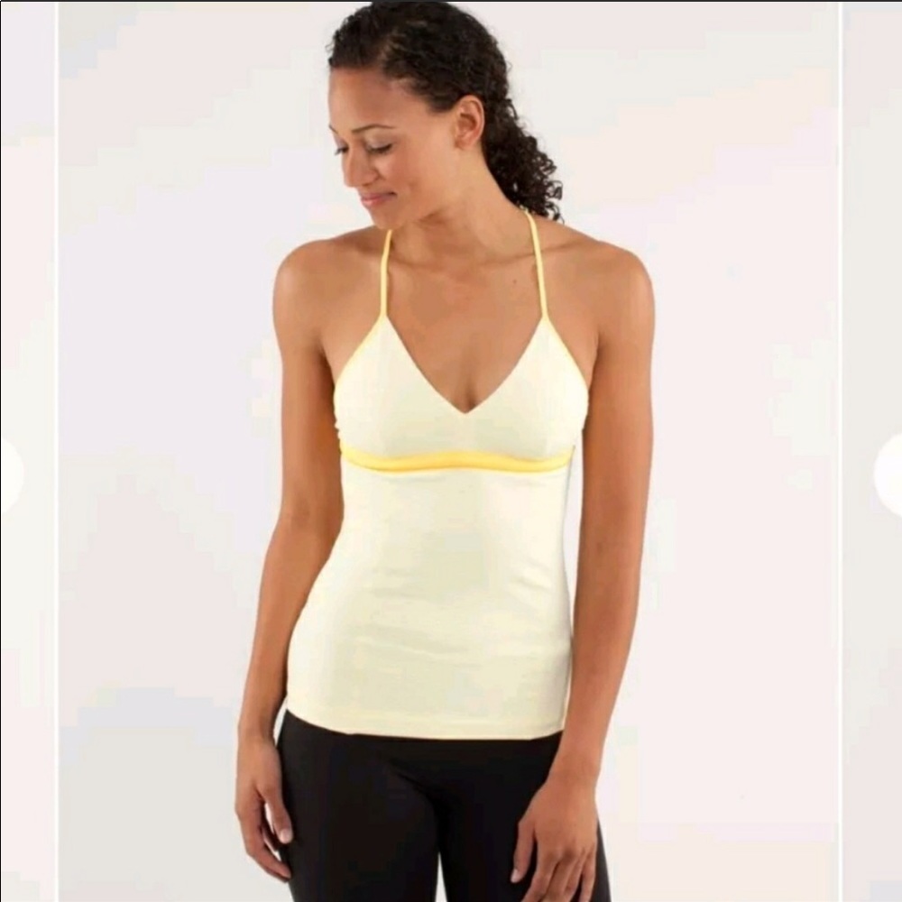 Yellow lulu lovely tank